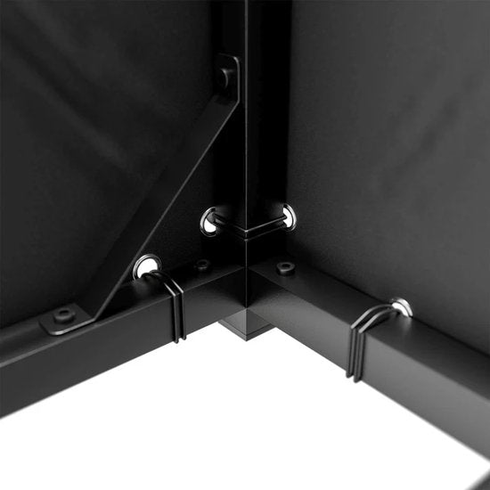 Support pour bois de chauffage / Support pour bois - Extérieur - Toit et bâche inclus