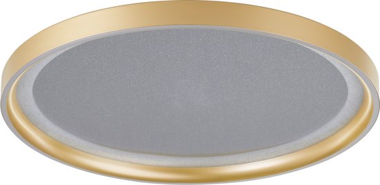 Brilliant Quito - Plafonnier - LED 30W - 42cm - Design or - Effet pailleté - gradation à 3 niveaux