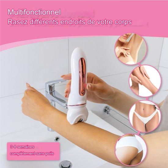 Epilateur 5-en-1 pour le Visage et le Corps femmes Nuvance - 5 accessoires