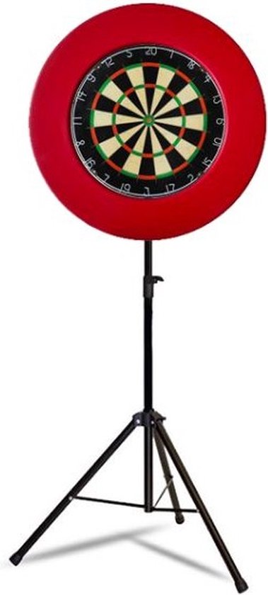 GrandSlam - Support de fléchettes portable - pliable, trépied, universel - aluminium - noir
