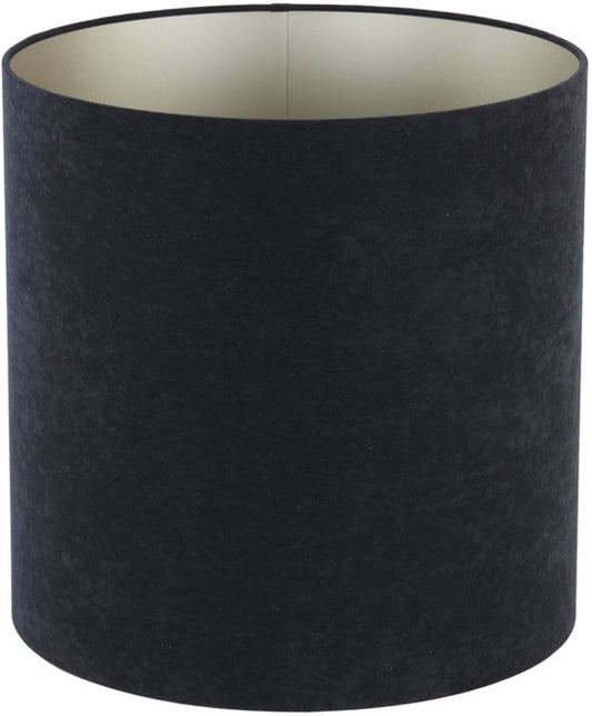 Light & Living - Abat-jour VELOURS - Ø45x45cm - Noir