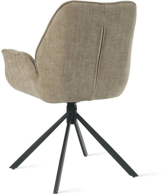 Chaise de salle à manger Lenny Taupe - Giga Furniture - Set of 2