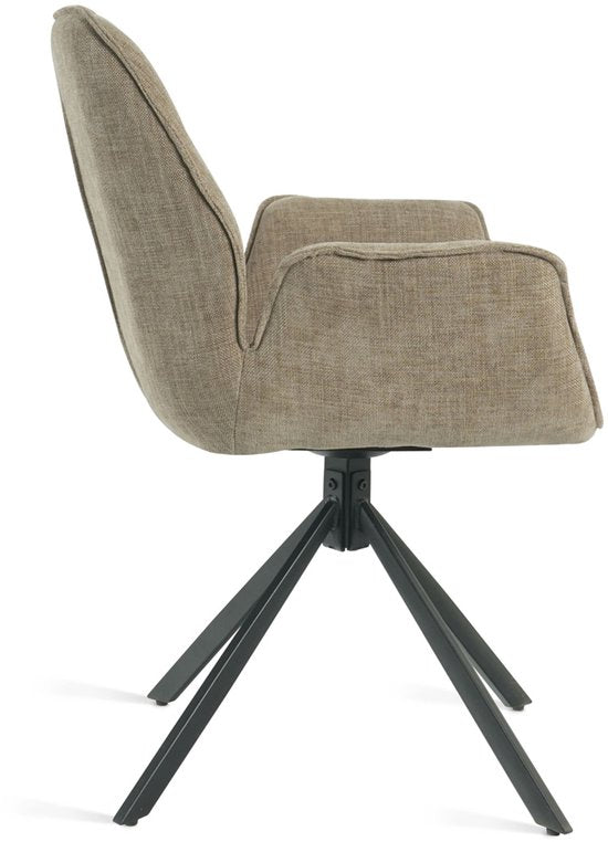 Chaise de salle à manger Lenny Taupe - Giga Furniture - Set of 2