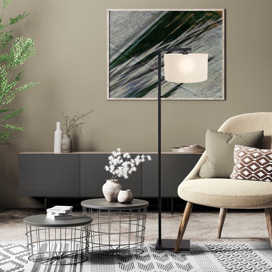 Steinhauer lampadaire Stang - noir - métal - 2997ZW
