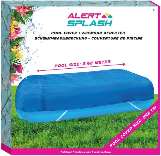 Couverture de piscine Alert 262x175x51 cm