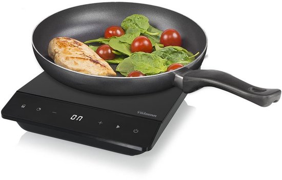 Tristar Deluxe Table de cuisson à induction 2000W - IK-6161 - 1 zone de cuisson - Minuterie jusqu'à 180 min - Noir