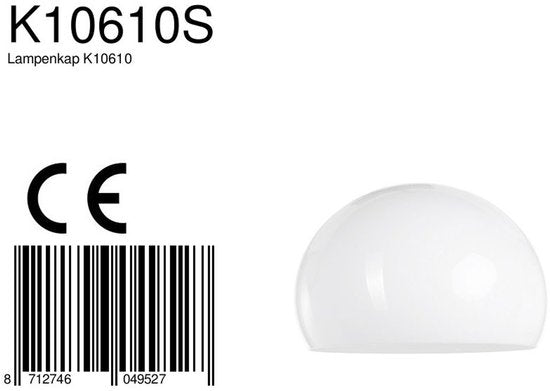 Steinhauer - Abat-jour - rond 38 cm - plastique - blanc