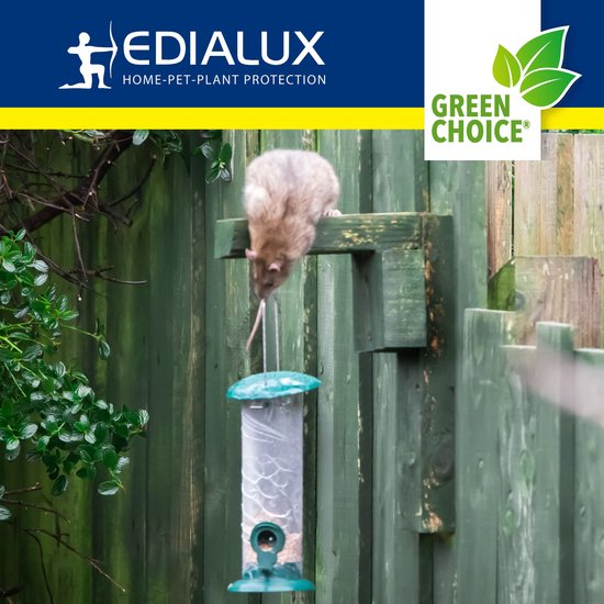 Edialux Ultrasonic Defend répulsif à ultrasons pour souris répulsif pour rats, dissuasion pour rongeurs, son ultrasonique, étanche ip44, rechargeable par usb, intérieur et extérieur, jardin, abri, cave, 15-24 jours d'autonomie, portée de 80m².