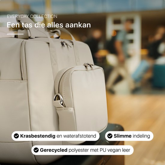 ONYX Underseater - Duffel bag 28L - Sac de voyage de luxe Bagage à main - Convient aux femmes et aux hommes - Sac de week-end Ivoire Blanc