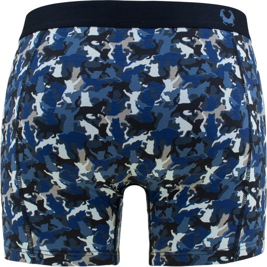 Cavello - 2-pack Boxershorts Noir / Pepita Print - XL