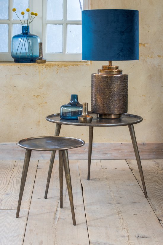 Light & Living Table d'appoint Babina - Bronze antique - Ø59cm - Industriel,Luxe