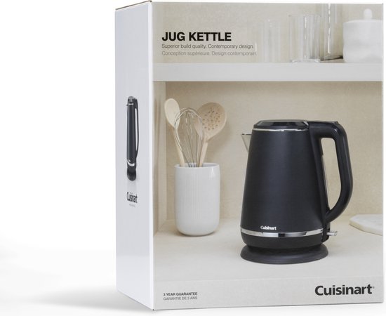 Cuisinart - Bouilloire - Acier inoxydable - Chauffe-eau 1.5L - Noir