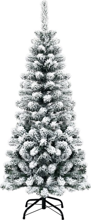 Coast Artificial Christmas Tree - White Snowy - AVEC Aiguilles PVC Premium - 135cm
