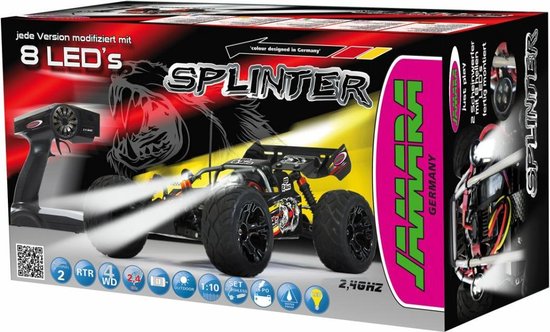 Jamara Splinter EP 1:10 2.4GHz avec LED - Voiture RC