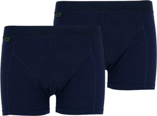Boxer Basset Bamboo Hommes bleu foncé 2-pack - taille M