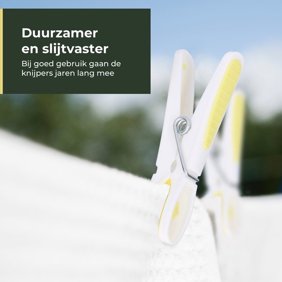 Gandria Pinces à linge 48 pièces - Pinces à linge en plastique - Lot de 48 pinces à linge en plastique - Pinces à linge pour portemanteau 10 Kg - 4 Couleurs