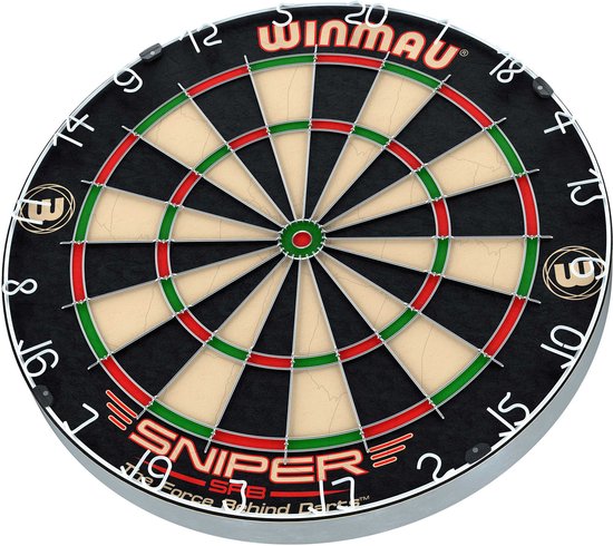 Jeu de fléchettes Winmau Sniper avec fléchettes