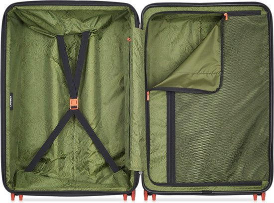 Jeep Suitcase Deluxe Large 76 cm Expandable Anthracite
