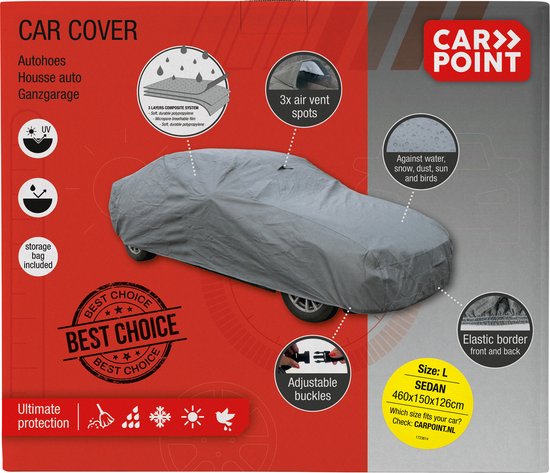 Housse de voiture Carpoint Ultimate Protection L 460x150x126cm