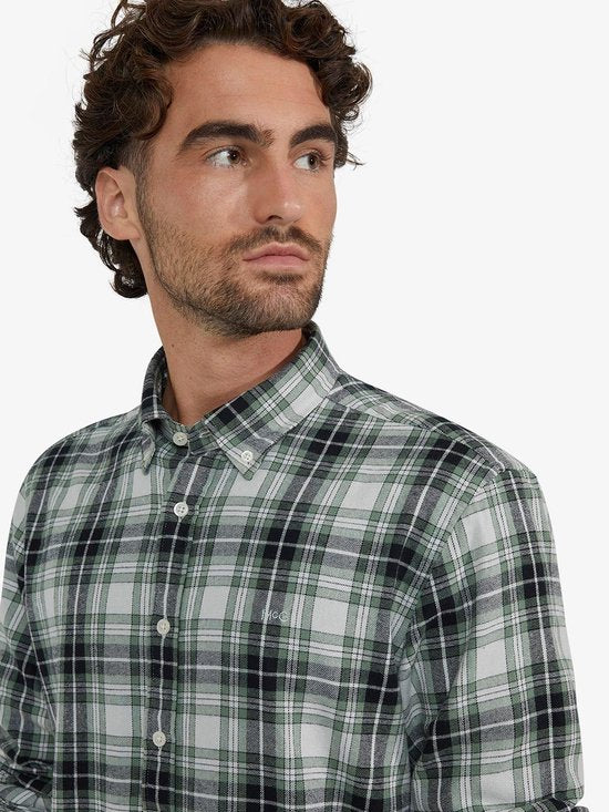 McGregor Shirt Flannel Plaid Green - Taille XL - Hommes - Chemises Casual
