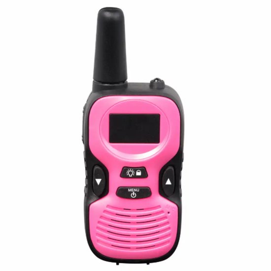 Denver Talkie-walkie - Enfants - 8 canaux - Jusqu'à 2km de portée - Lot de 2 - Lampe de poche - WTK441