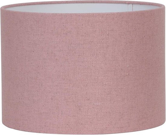 Light & Living Abat-jour cylindrique Livigno - Rose - Ø30x21cm - pour lampes de table, lampes suspendues