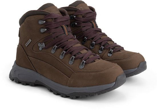 Travelin' Glesborg Men - Chaussures de randonnée mi-hautes - Imperméables - Marron - Taille 44