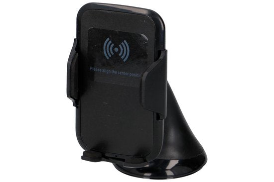Support de téléphone All Ride - Chargement sans fil - Universel - 5W - 5V/1A - Noir