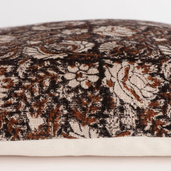 Mica Decorations Coussin décoratif Arkansas - L50 x H50 cm - Marron foncé