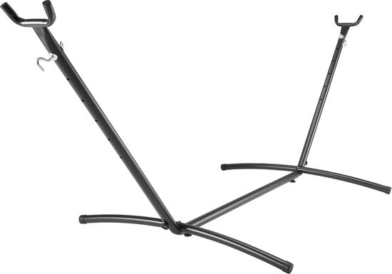 Juskys Hamac Paya - Anthracite - Base et sac de rangement inclus