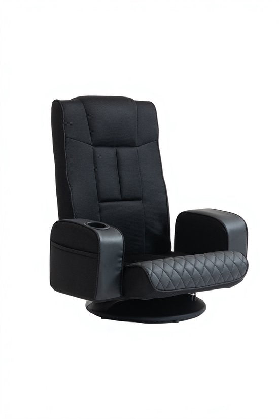 VDD Gaming - Chaise de jeu - Chaise de sol - Chaise de jeu noire - Chaise de sol réglable