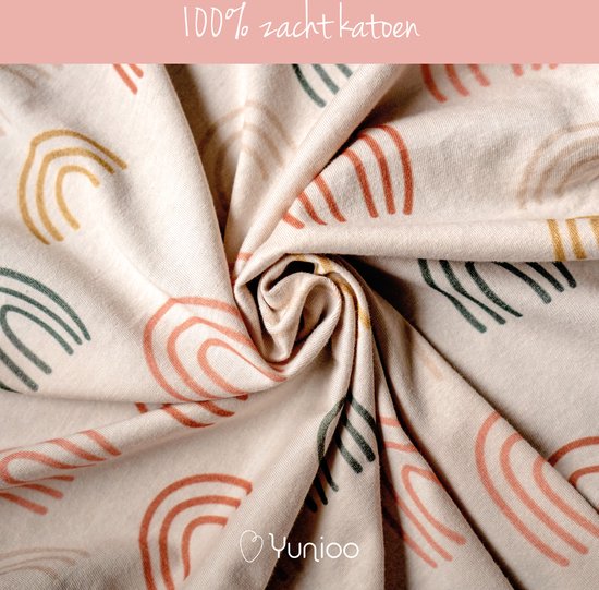 Yunioo Drap berceau universel │ Drap housse bébé pour landau, panier à langer et panier mosaïque │ Housse de matelas à langer │ Cadeau de maternité baby shower │ 3 packs │40x80 cm élastiqué.