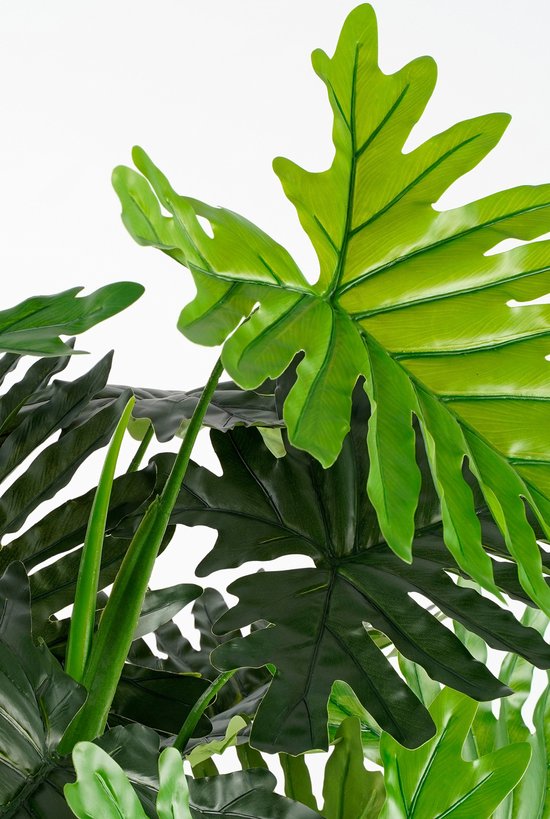 Mica Decorations Plante Artificielle Philodendron - H120 x Ø80 cm - Vert
