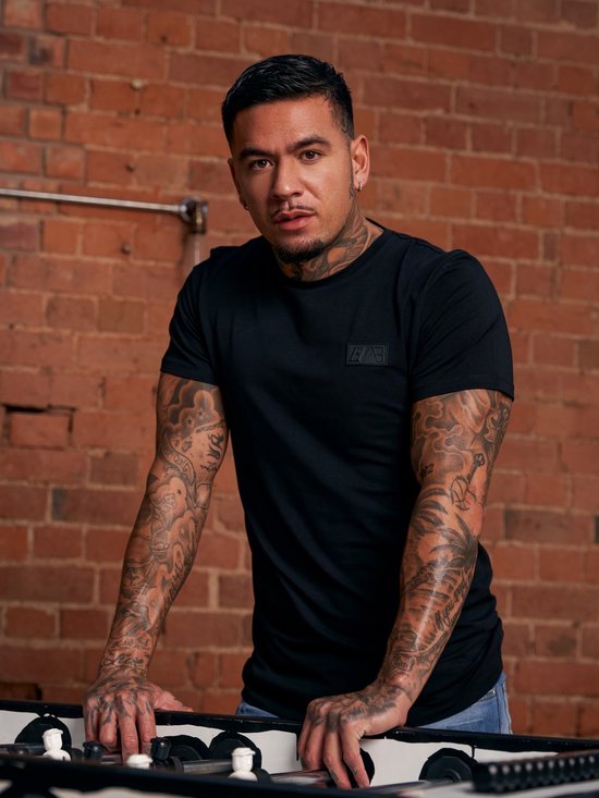 AB Lifestyle - T-Shirt - Platinum Tee | Jet Black - Homme - Taille : XS