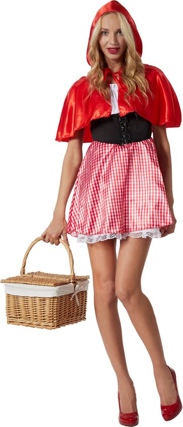 dressforfun - cape rouge pour femme - M - Costume carnaval - Halloween - Déguisement - Tenue de soirée - Tenue de carnaval - Tenue de fête