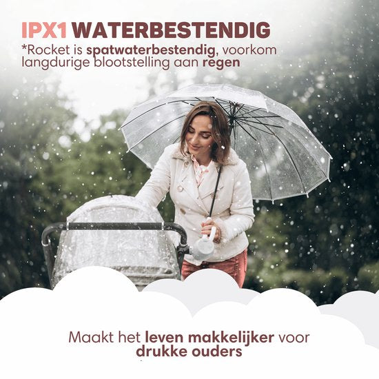 Vulpes Goods® BabyCare - Berceuse pour poussette - Balançoire pour bébé - Berceuse automatique - Sac de transport inclus - Version PRO