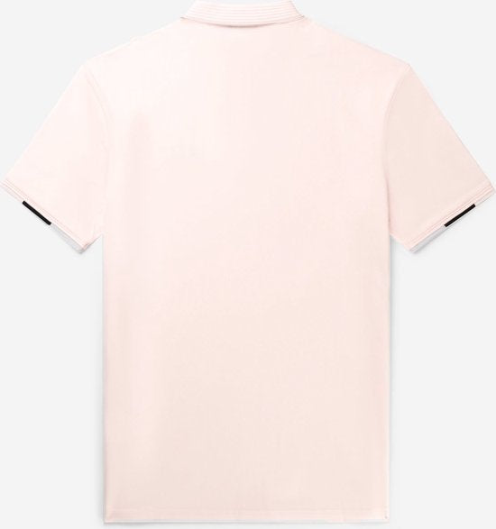 AB Lifestyle - Polo tricolore | Barely Pink - Hommes - Taille : XS