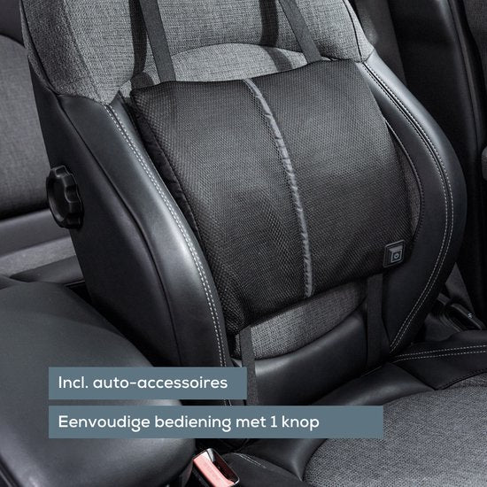 Beurer HK 70 Dossier électrique chauffant - Coussin chauffant ergonomique pour le dos et la chaise - Fixation universelle - Convient à la voiture et au bureau - Chauffage rapide - Arrêt automatique - Garantie 5 ans : exclusive at Bol.com
