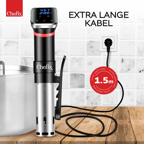 VAIVE Sous Vide Stick - Wi-Fi et application inclus - Mijoteuse intelligente - Cuiseur de cuisson