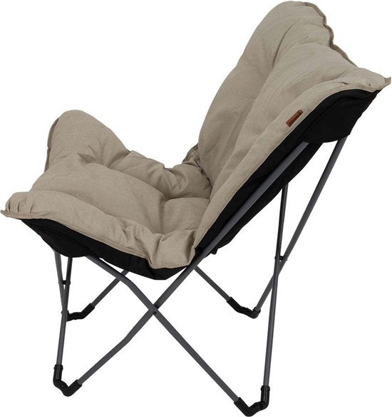 Bo-Camp - Urban Outdoor - Chaise papillon - Redbrigde - L - Polyester Oxford - Beige