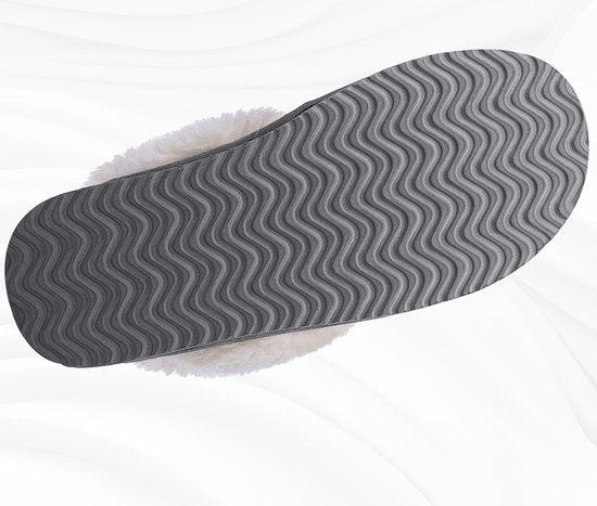 Chaussons Dames - Chaussons - Taille 38/39 - Gris - Antidérapant - Comfeet