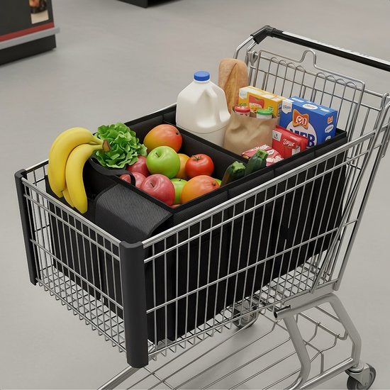 Organisateur de coffre - Compact et spacieux - Accessoires de voiture - Boîte de rangement pour siège auto - Pour siège arrière - Noir - Luft