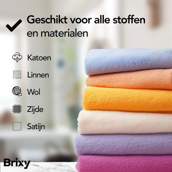 Brixy Clothes Steamer - Powerful Hand Steamer - Steamer Clothes and Furniture - Including Storage Bag - Anthracite