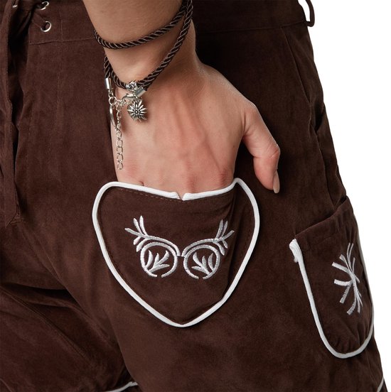 Dressforfun Lederhose Weißensee L - déguisement costume halloween déguisement carnaval déguisement carnaval déguisement carnaval - 302802