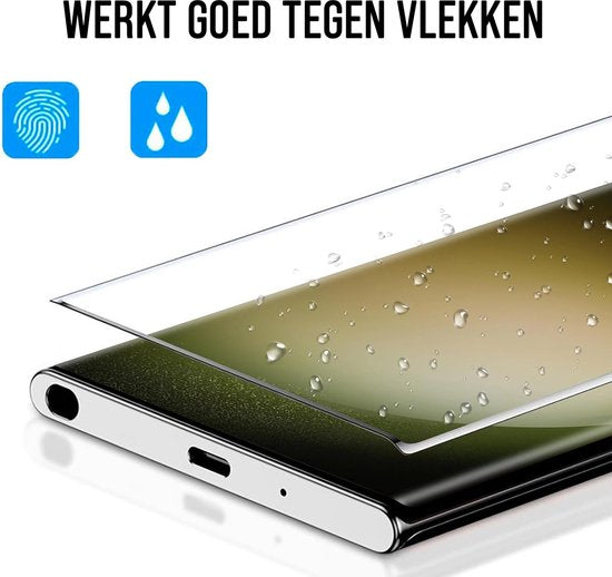 Protection d'écran Podec pour Samsung Galaxy S23 Ultra - Verre de protection trempé - Transparent et résistant aux rayures - Protection d'écran en verre trempé - 3 pièces