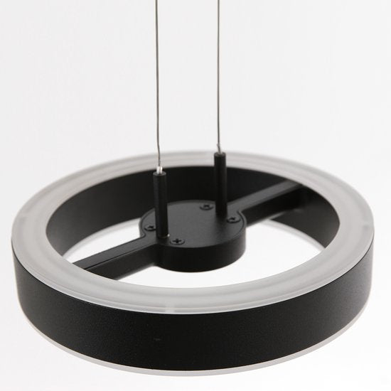 Steinhauer - lampe suspendue - Piola - noir - métal acrylique - lampe design - LED - 3501ZW