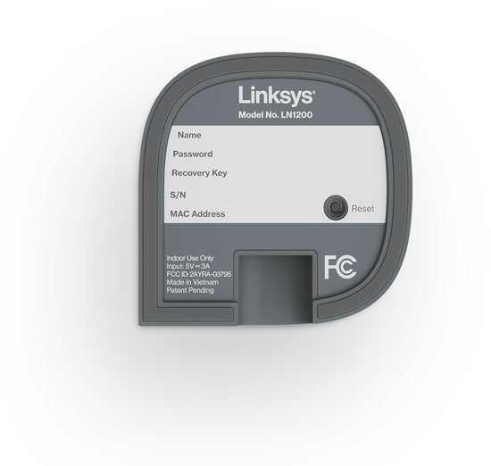 Linksys Velop Micro Mesh 6 - Dual-band - Mesh WiFi 6 noeud d'extension - 1-pack - Blanc