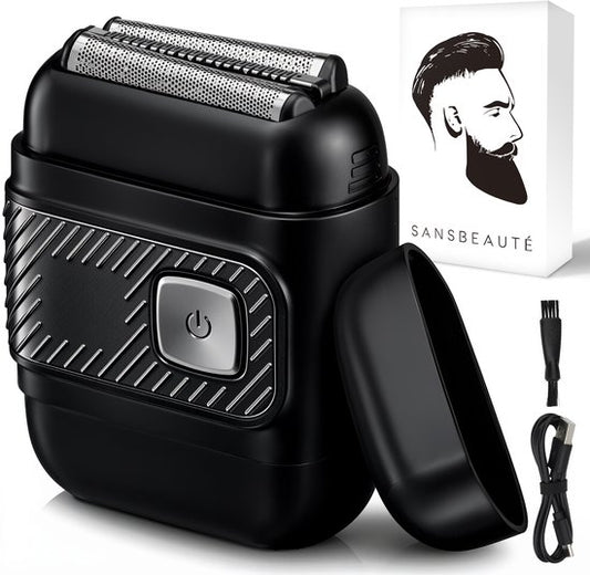 Sansbeauté® Foil Razor Double Knife - Rasoir Homme - Rasoir électrique - Rasage de la tête - Fade