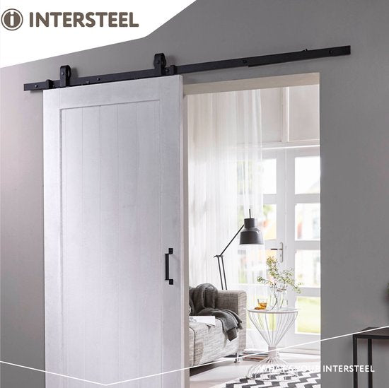 Système de portes coulissantes Intersteel Basic Top noir mat
