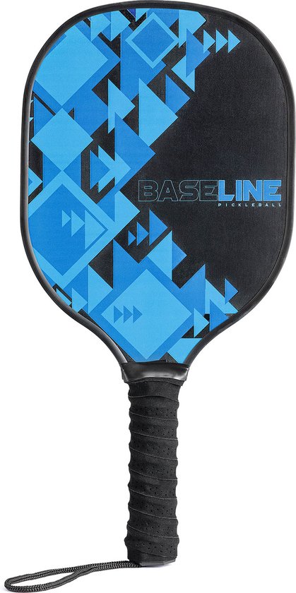 Set de Pickleball Baseline - Filet, 2 pagaies et 2 balles inclus - Battes en bois - Filet de 2,4 mètres